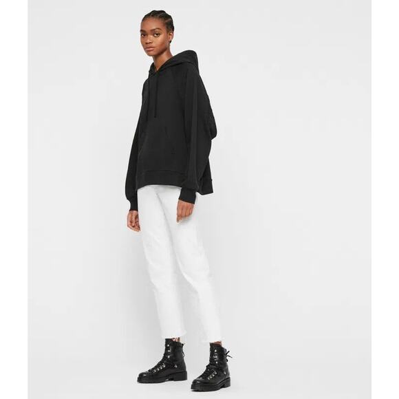ALLSAINTS Talon Embroidered Hoodie Sweatshirt - S - Picture 5 of 6